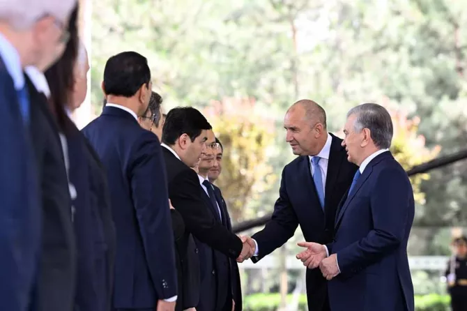 Latest News & Breaking Stories | Stay Updated with Caspianpost.com - Uzbekistan Hosts Official Welcoming Ceremony for Bulgarian President