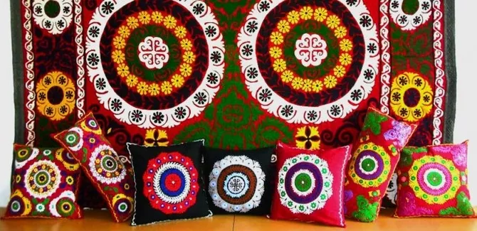 Suzani Embroidery Brings Global Masters to Tajikistan