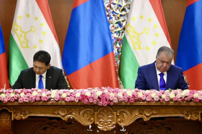Latest News & Breaking Stories | Stay Updated with Caspianpost.com - Mongolia and Tajikistan Sign Agreements on Relations and Cooperation