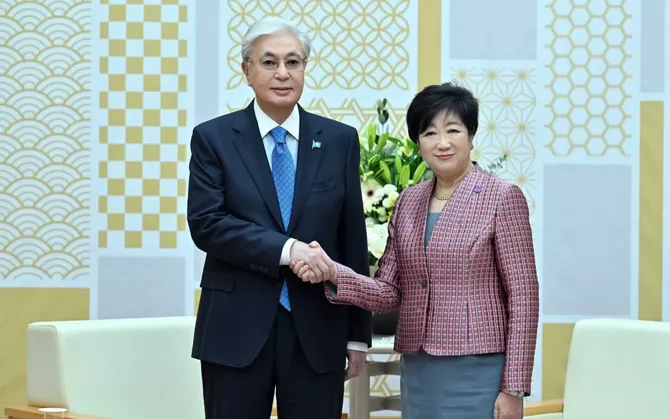 Kazakh Leader, Tokyo Governor Discuss Smart Cities and AI