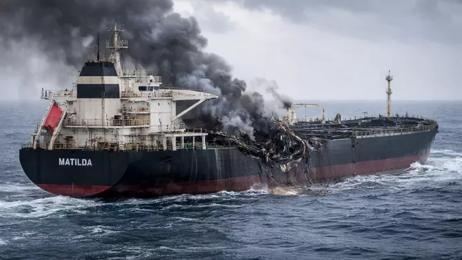 Kazakhstan's Matilda Tanker Suffers Double Drone Strike