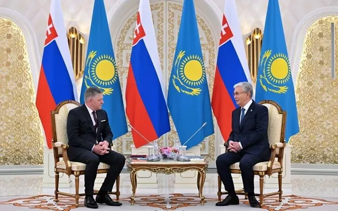 Latest News & Breaking Stories | Stay Updated with Caspianpost.com - Kazakh President Holds Talks with Slovak Prime Minister in Astana