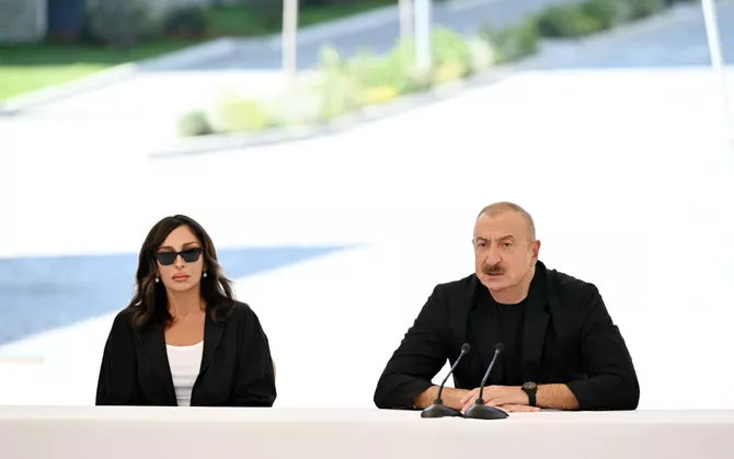 Azerbaijan's President Ilham Aliyev