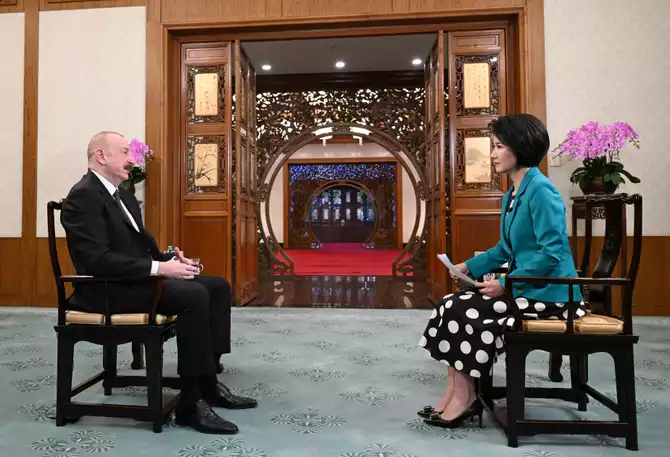Azerbaijan, China Support Each Other's Territorial Integrity: President Aliyev’s Interview with CGTN