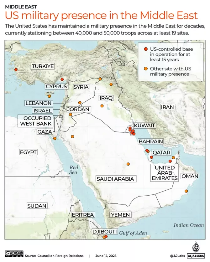 Latest News & Breaking Stories | Stay Updated with Caspianpost.com - US Military Build-Up Near Iran: How Does It Compare to June 2025 Strikes?