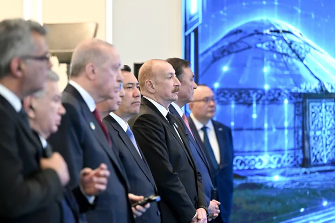 Latest News & Breaking Stories | Stay Updated with Caspianpost.com - President Ilham Aliyev, OTS Summit Participants Attend Turkic Civilization Center Groundbreaking