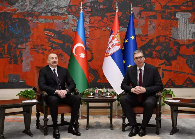 Latest News & Breaking Stories | Stay Updated with Caspianpost.com - President Ilham Aliyev Held One-On-One Meeting With Serbian President Aleksandar Vučić in Belgrade