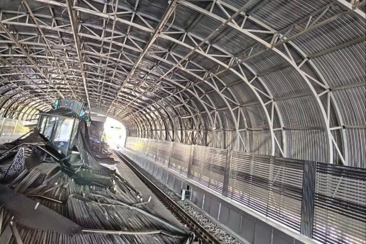 Roof Section Collapses at Uzbekistan's Metro Station, Two Passengers Injured