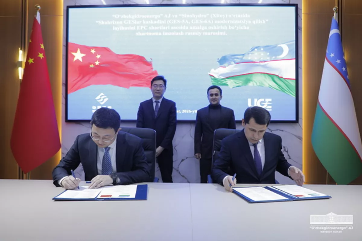 Uzbekistan, China's Sinohydro Expand Hydropower Cooperation