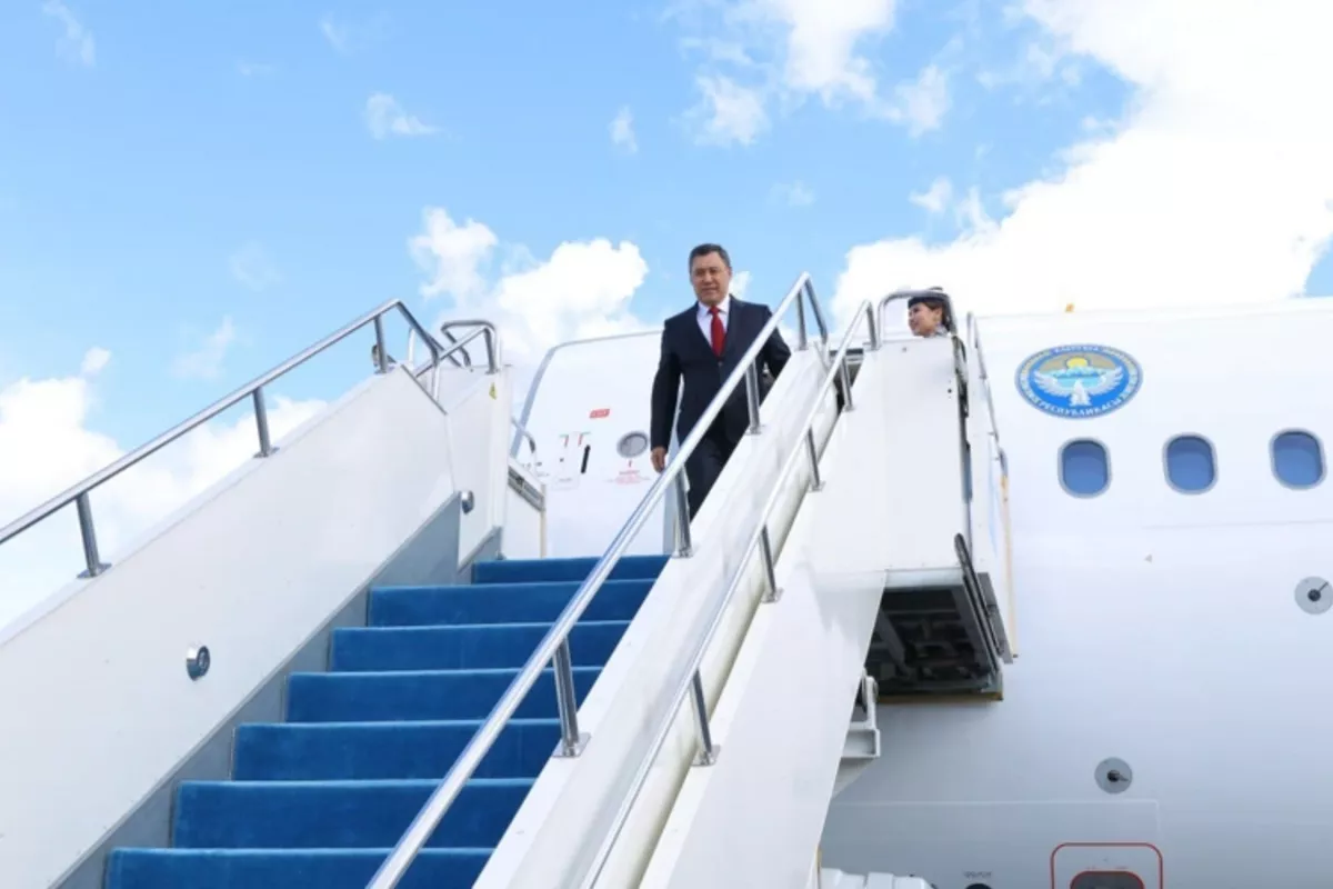 Kyrgyz President Arrives in Kazakhstan for Eurasian Economic Forum