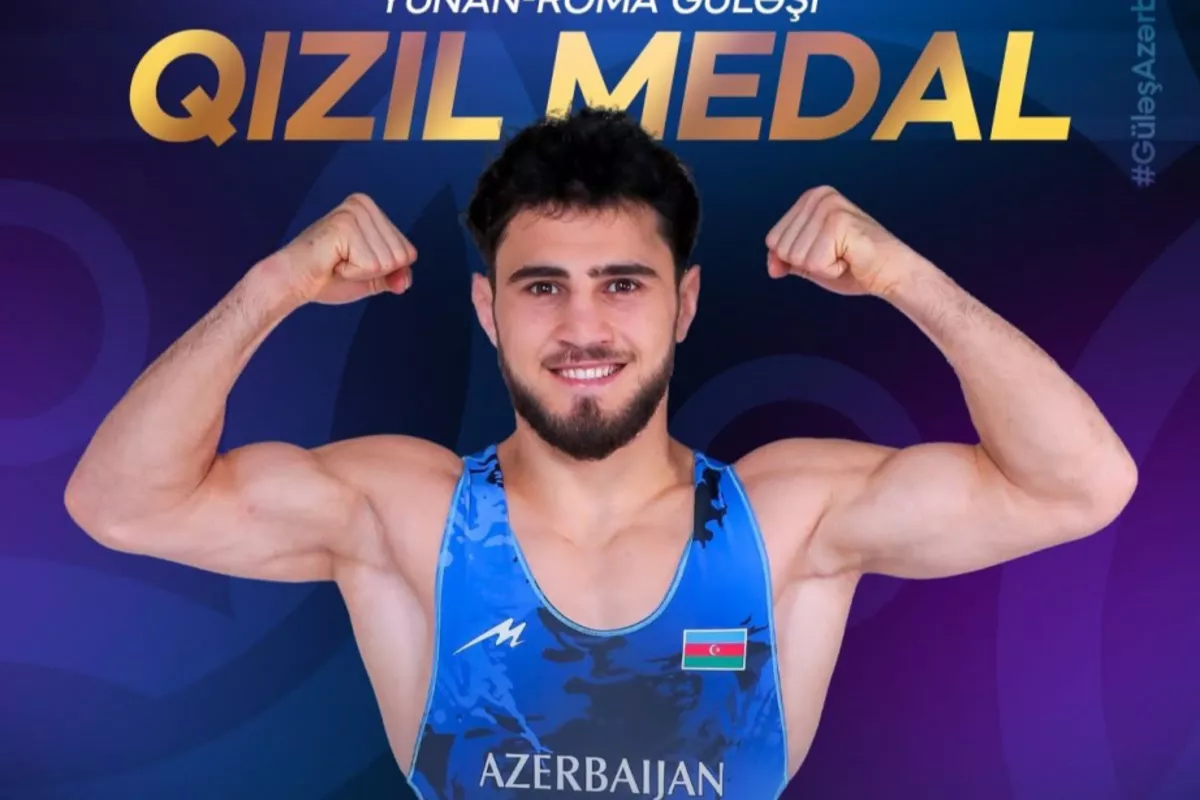 Azerbaijani Greco-Roman Wrestler Wins World Championship Title