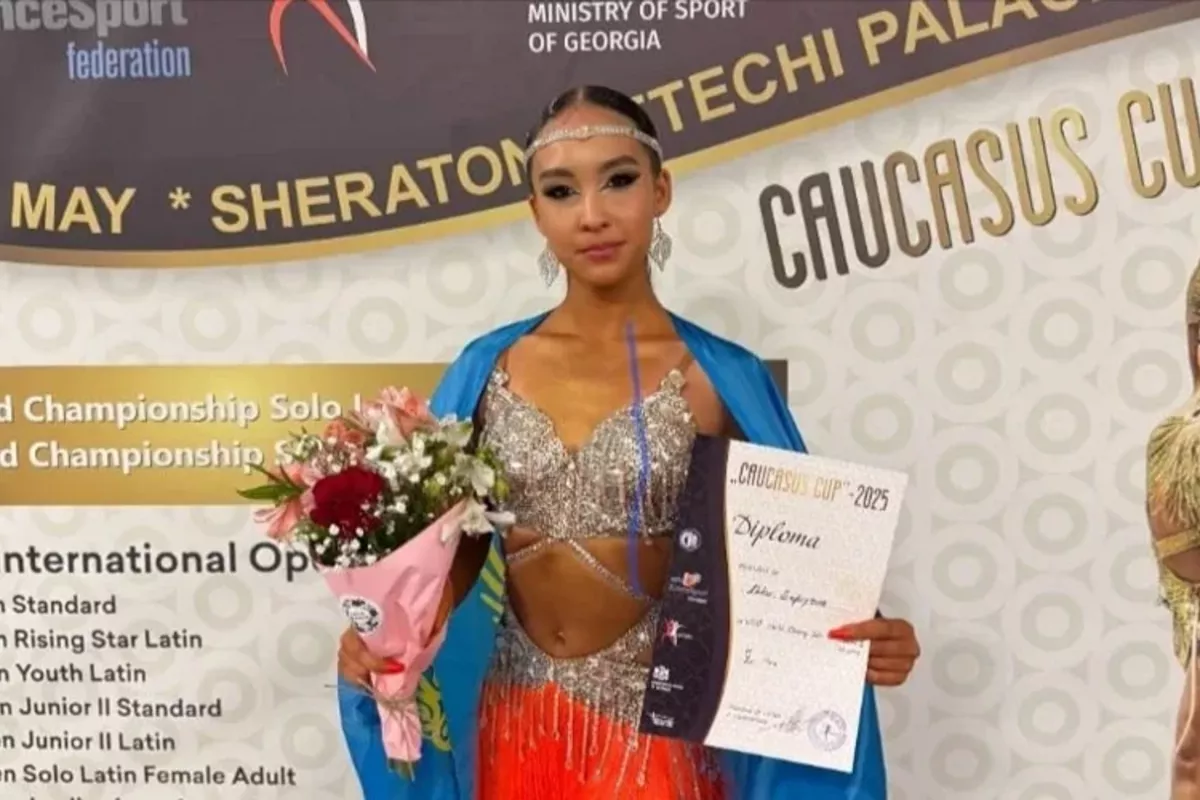 Kazakh Teen Impresses At World Ballroom Dance Championships In Georgia