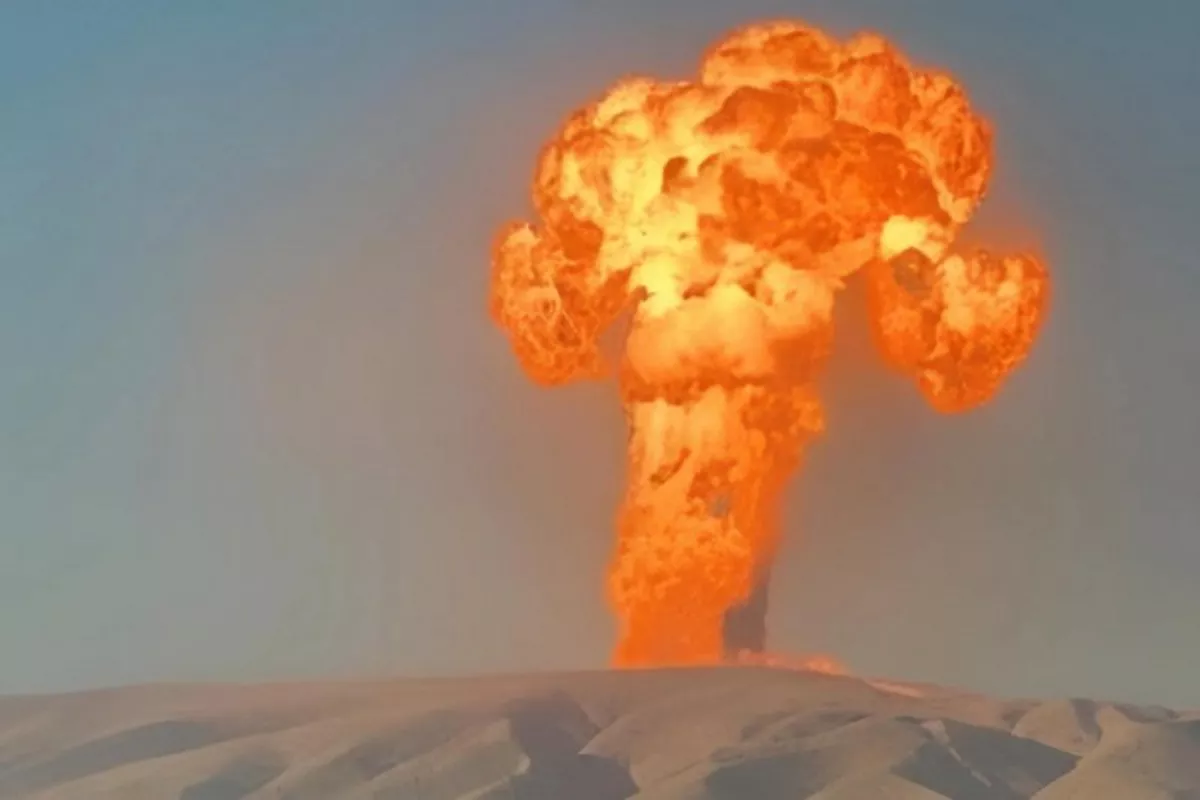 Powerful Mud Volcano Erupts in Gobustan, Azerbaijan