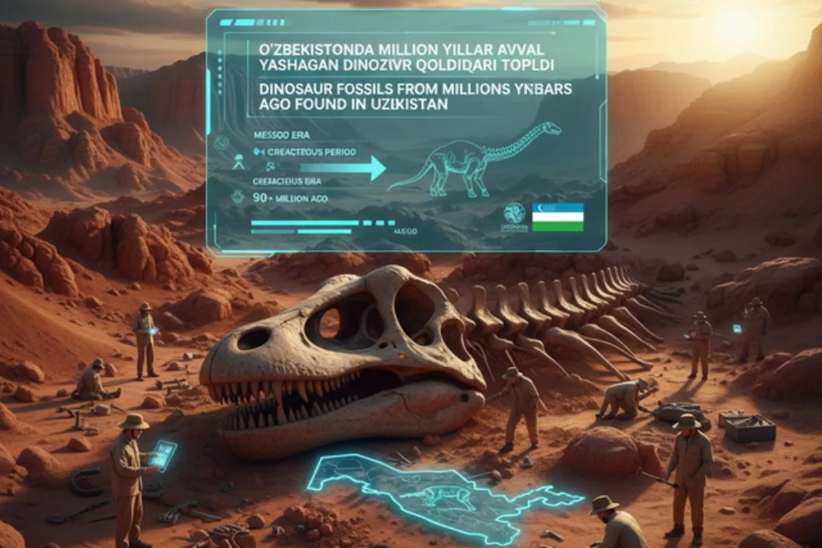 Scientists in Uzbekistan Stumble Upon 70-Million-Year-Old Dinosaur Remains