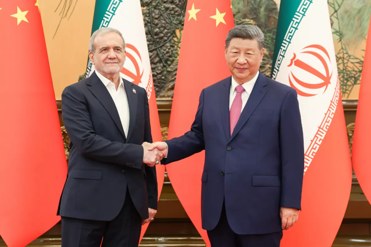 Iran and China Presidents Pledge Full Implementation of 25-Year Cooperation Agreement