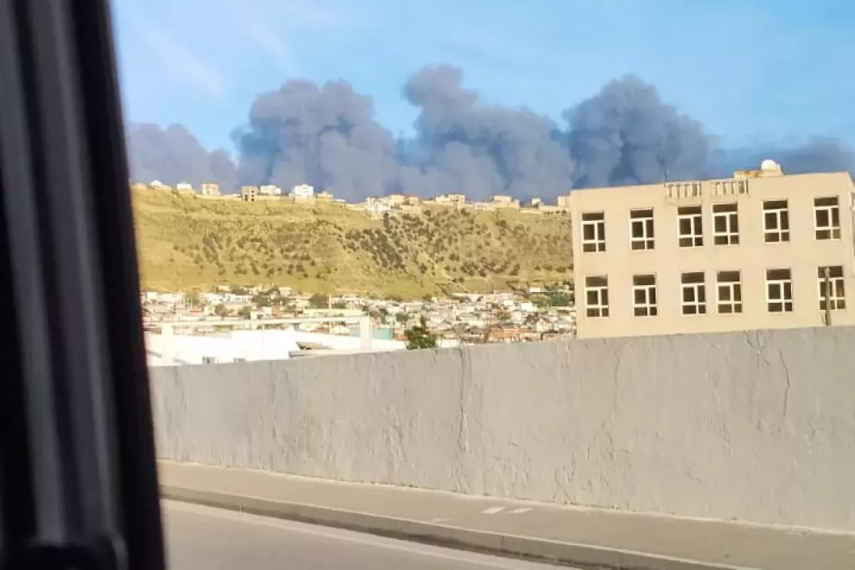 Major Blaze Breaks Out at Warehouse in Azerbaijan - VIDEO
