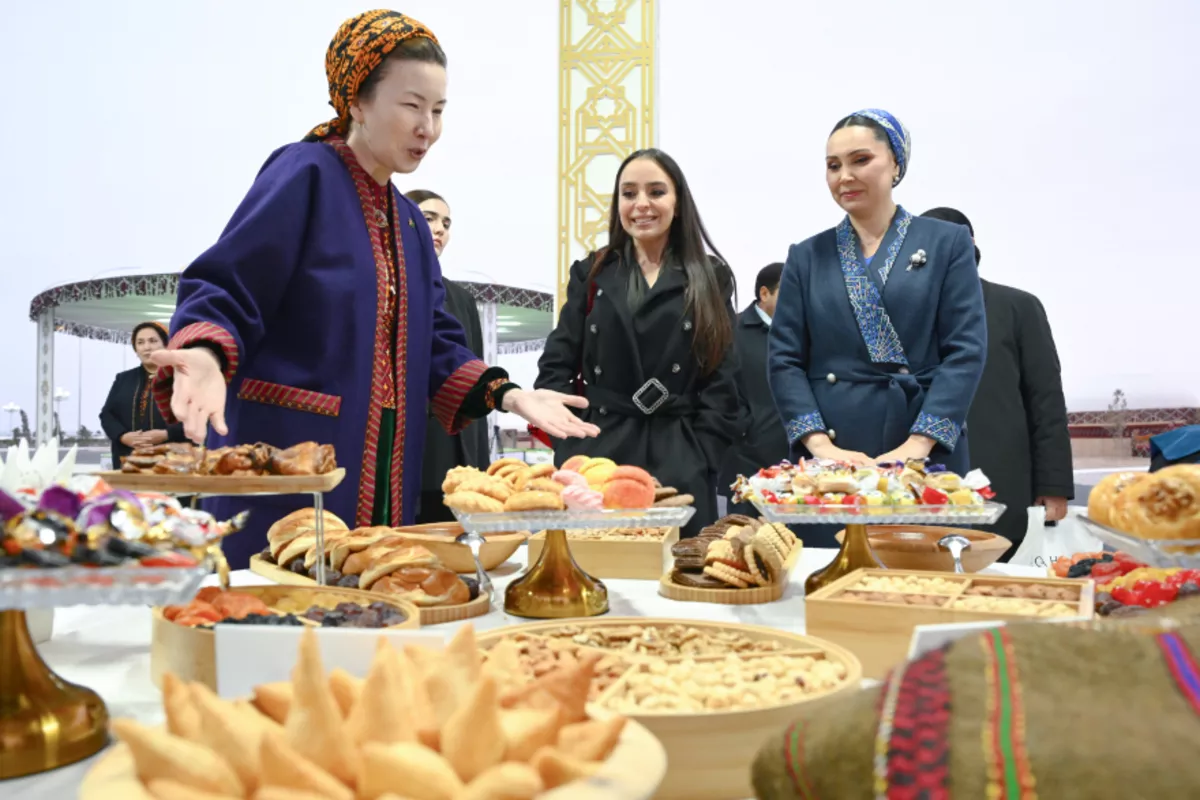 Heydar Aliyev Foundation VP Tours Turkmenbashi Cultural Events