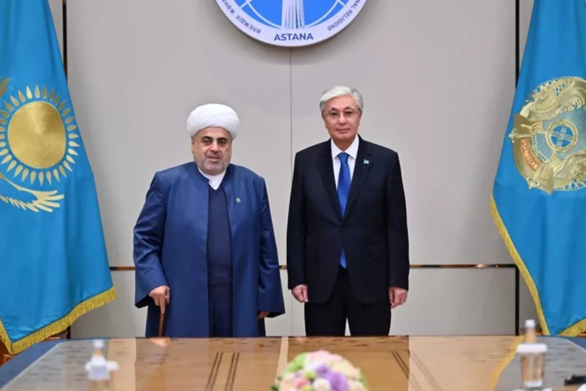 Kazakh President Meets Azerbaijani Religious Leader to Strengthen Interfaith Dialogue