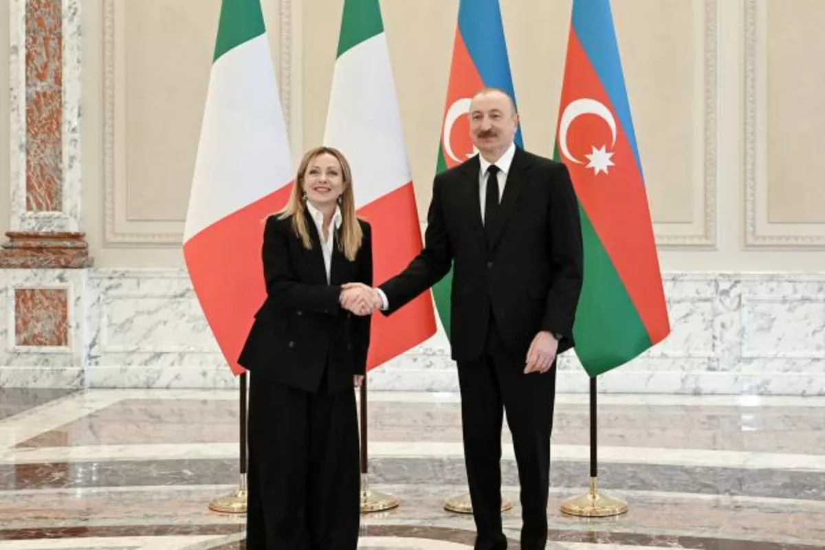Azerbaijani President, Italian PM Meet in Baku - VIDEO