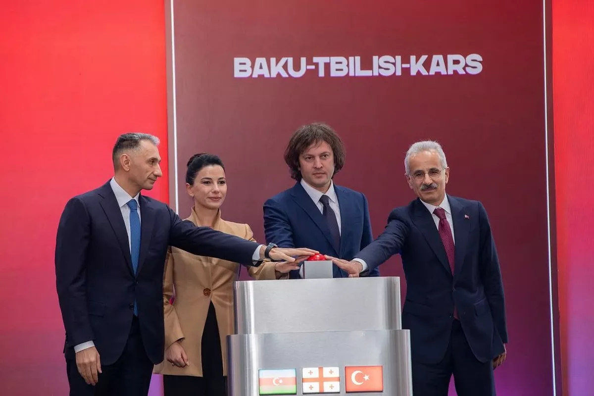 Upgraded Baku–Tbilisi–Kars Railway Commissioned in Georgia