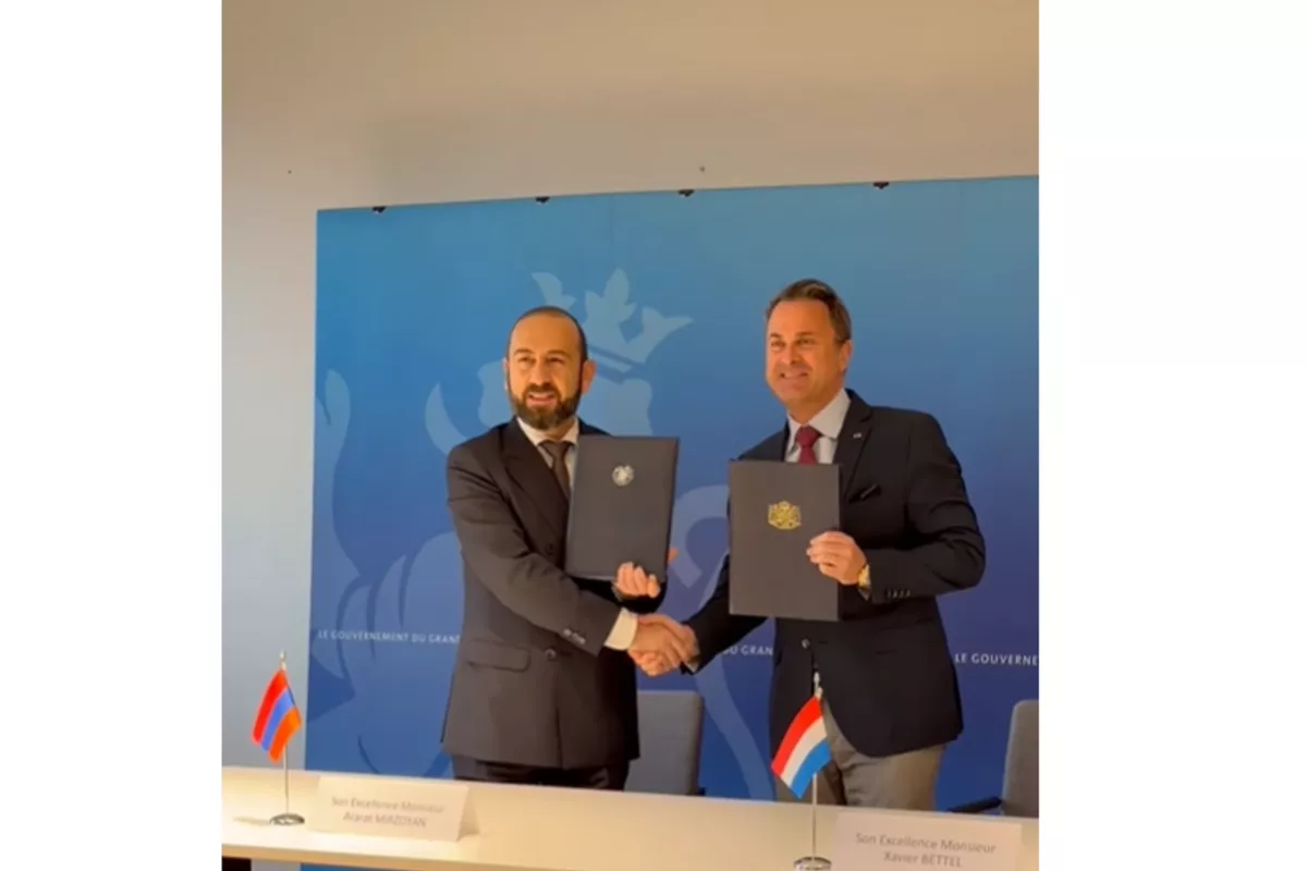 Armenia, Luxembourg Ink Strategic Partnership Declaration