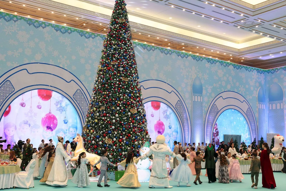 President Serdar Berdimuhamedov Took Part in New Year Celebrations