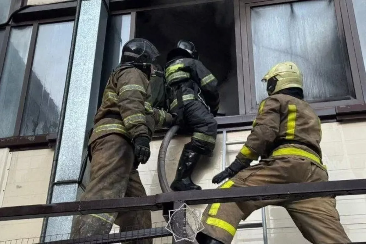 Kazakhstan’s Astana Market Fire Leaves Three Firefighters Injured