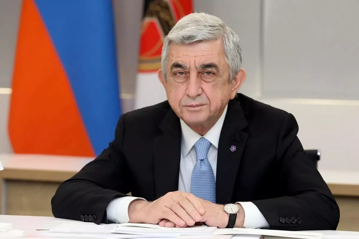 Armenia's Ex-President Sargsyan Charged with Bribery, Illegal Entrepreneurship