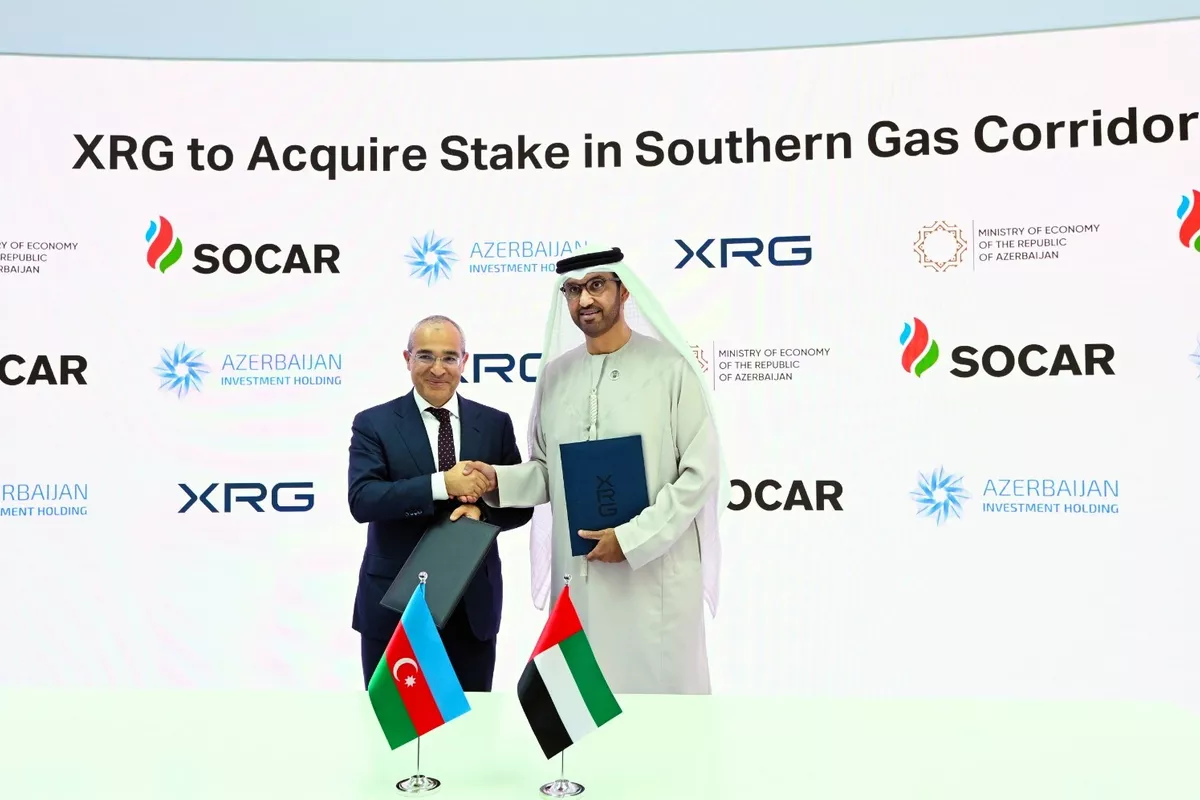 ADNOC's XRG Set to Acquire Stake in Azerbaijan's Southern Gas Corridor