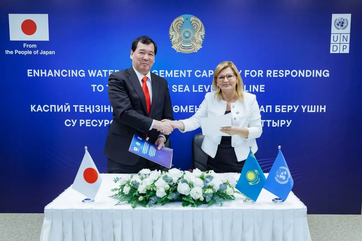 Japan Backs Kazakhstan in Addressing Caspian Sea Decline