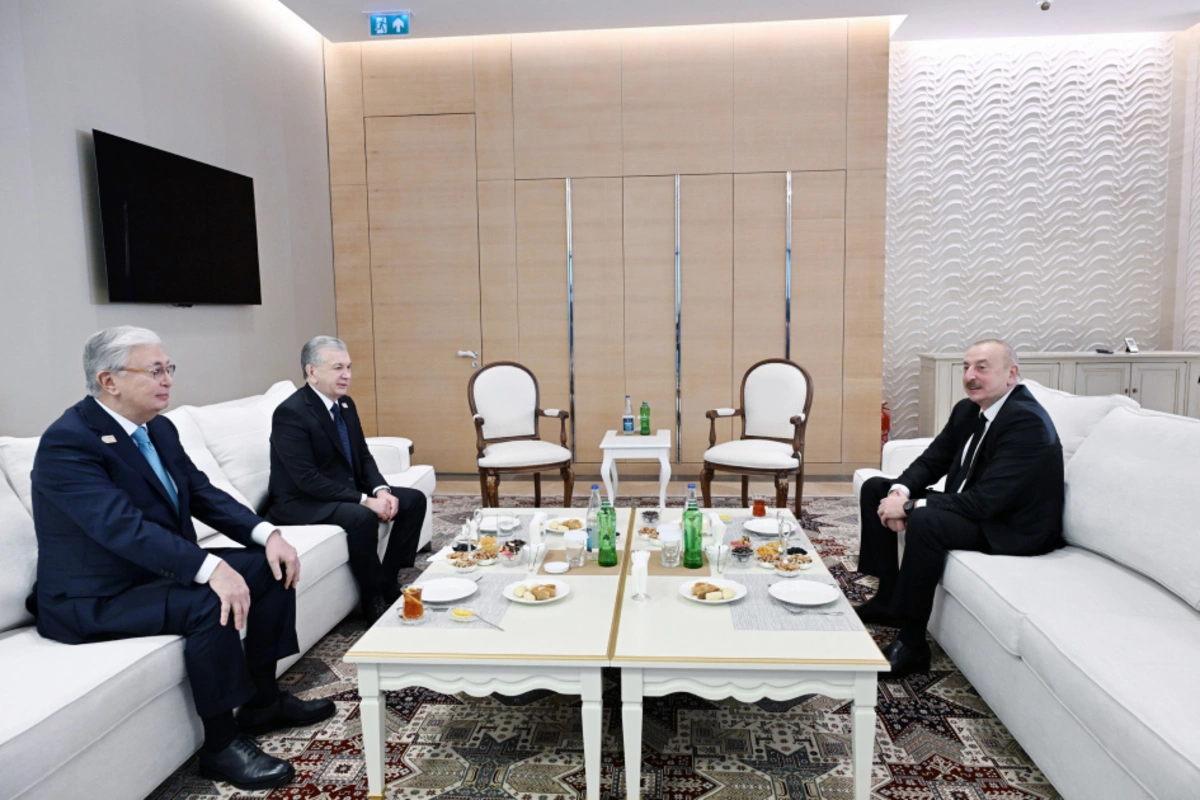 Trilateral Talks Held in Baku with Presidents of Azerbaijan, Kazakhstan, and Uzbekistan