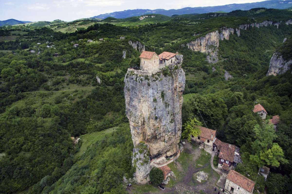 Georgias Stairway to Heaven, the Katskhi Pillar