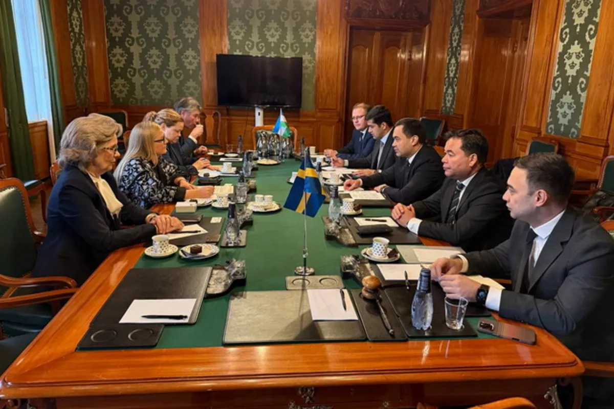 Uzbekistan, Sweden Strengthen Ties in High-Level Parliamentary Talks