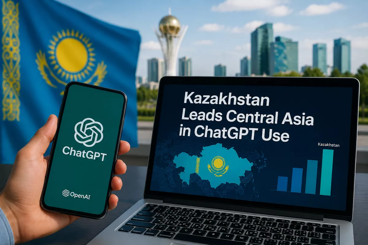 Kazakhstan Leads Central Asia in ChatGPT Use