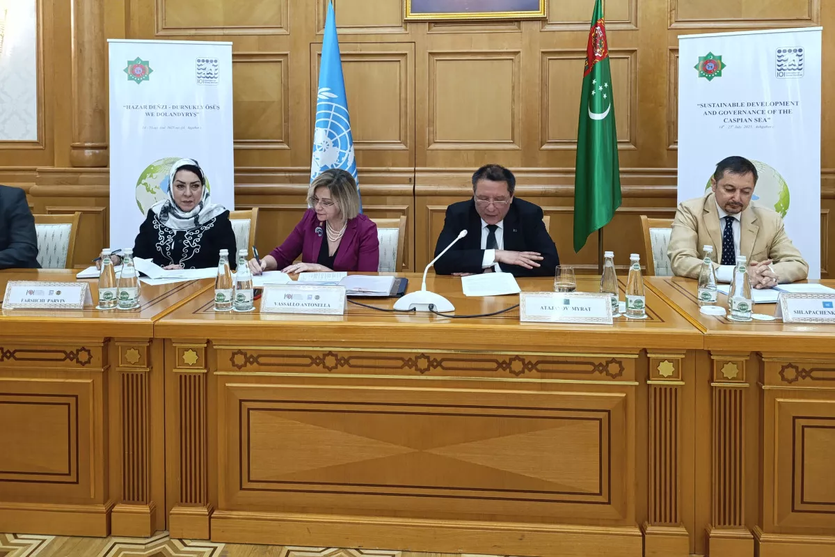 Ashgabat Hosts Training on Sustainable Development and Management of Caspian Sea