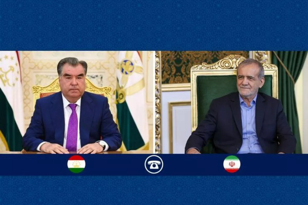 Iran and Tajikistan Pledge to Deepen Strategic Cooperation