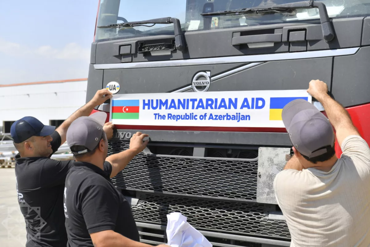 Azerbaijan Sends New Shipment of Humanitarian Aid to Ukraine