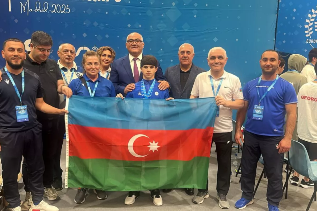 Azerbaijani Young Athlete Wins Gold at European Youth and U15 Championships