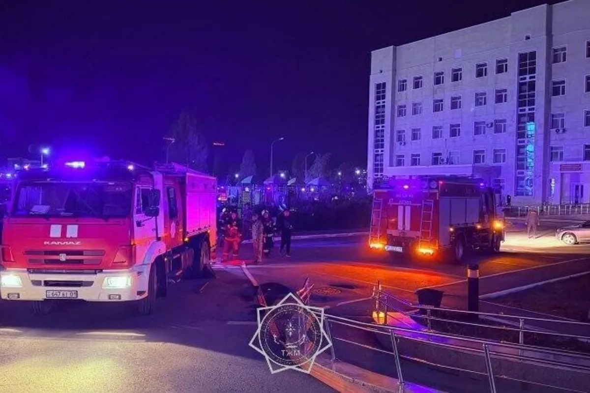 Fire Breaks Out at Children’s Hospital in Kazakhstan - VIDEO