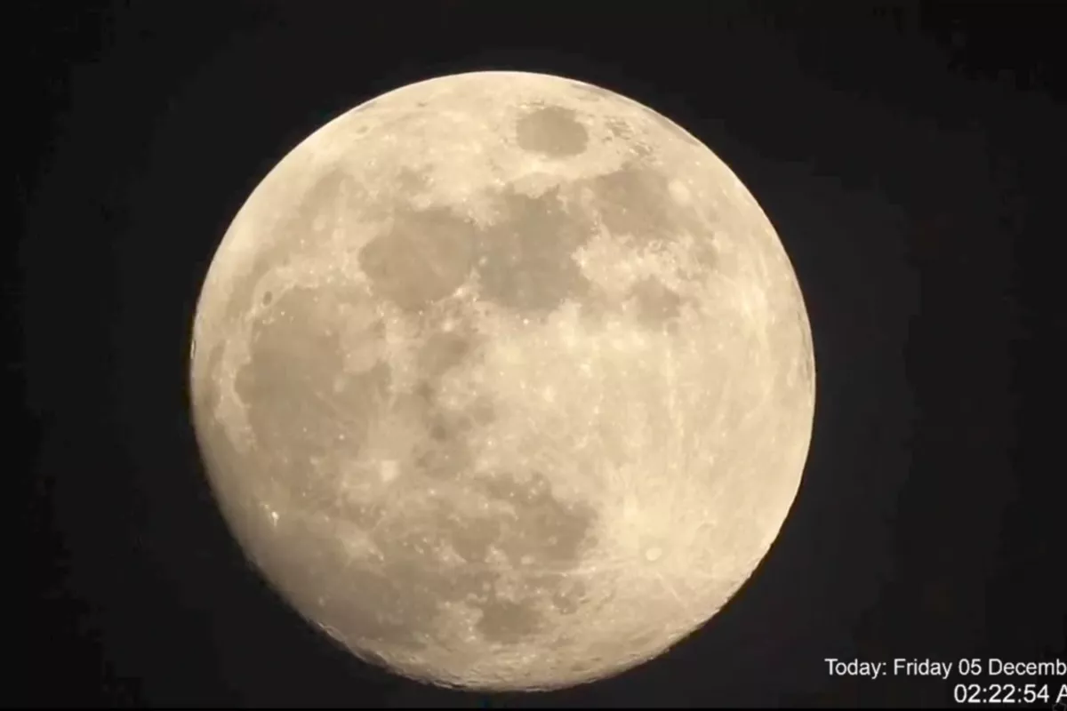 Kazakhstan Witnesses Rare Supermoon Lighting Up December Sky