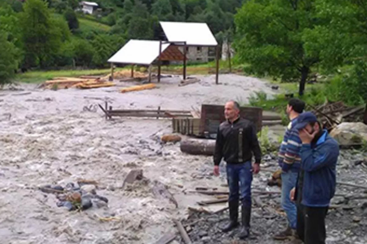 Heavy Rain Triggers Mudslides and Flooding in Georgia’s Kakheti
