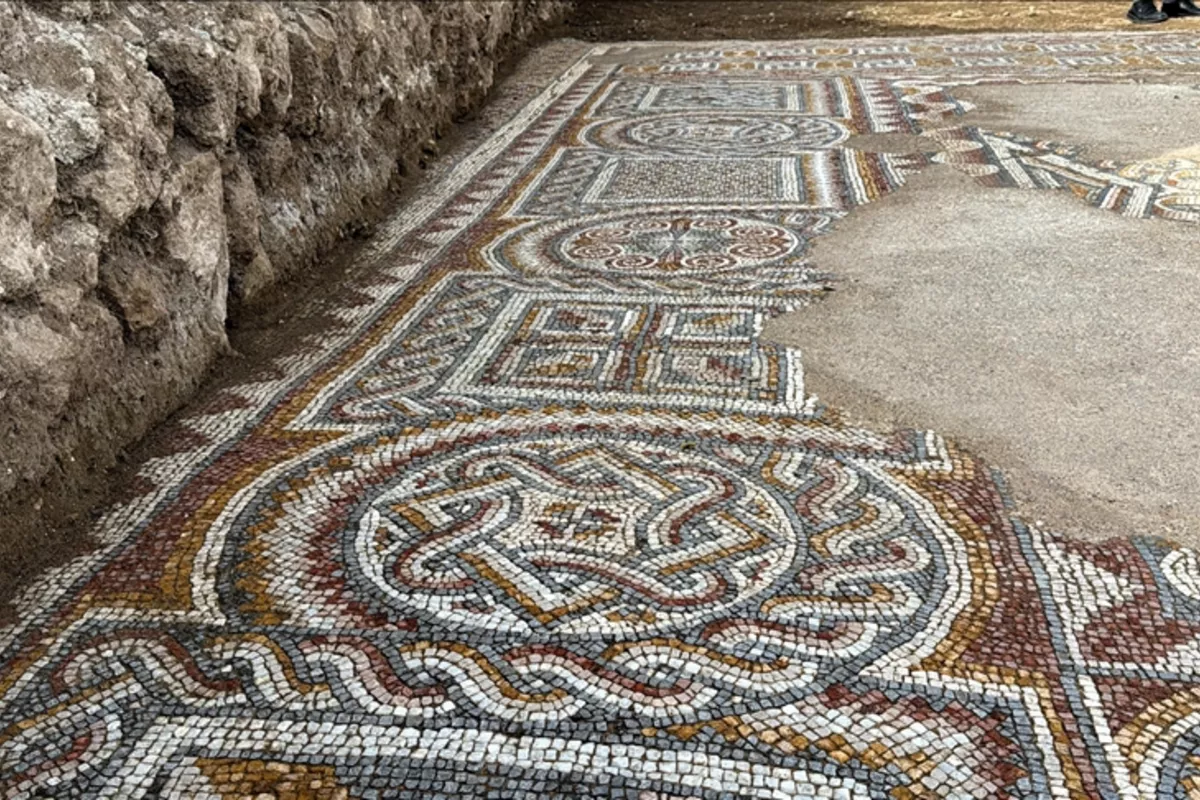 Ancient Reception Hall with Rare Mosaics Found in Türkiye