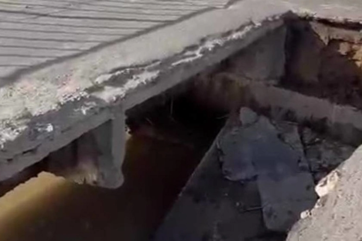 None Harmed in Collapse of Bridge on Bishkek-Issyk-Ata-Kant Alternate Road