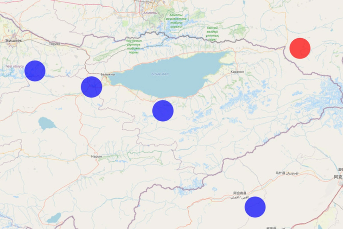 3.5-Magnitude Earthquake Strikes Near Kyrgyz-Kazakh Border