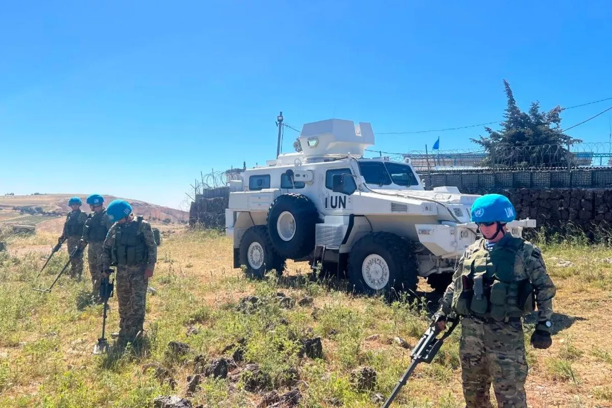 Kazakh Peacekeepers Conduct 470 Operational Missions in Golan Heights