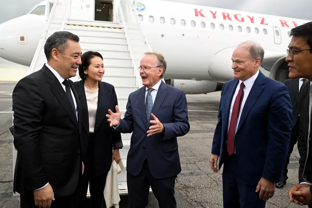 Kyrgyz President Japarov Lands in US for High-Level Talks, UN General Assembly