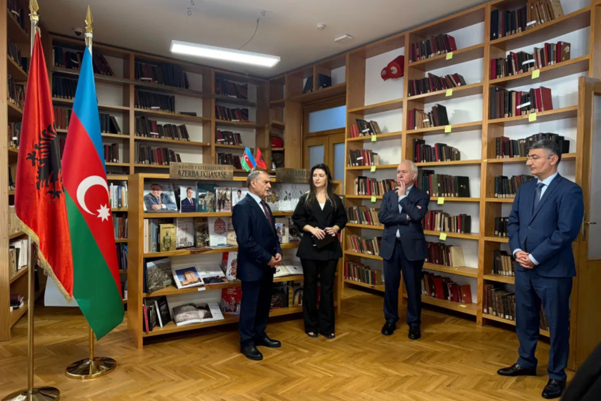 Azerbaijani Literature Section Inaugurated at National Library of Albania