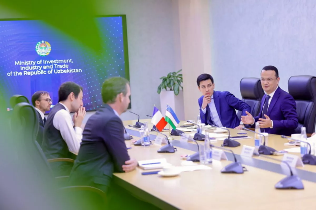 Uzbekistan, France Eye Deeper Partnership in Investment and Trade