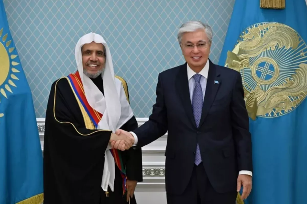 Kazakh President Stresses Interreligious Harmony in Meeting with Muslim World League Leader