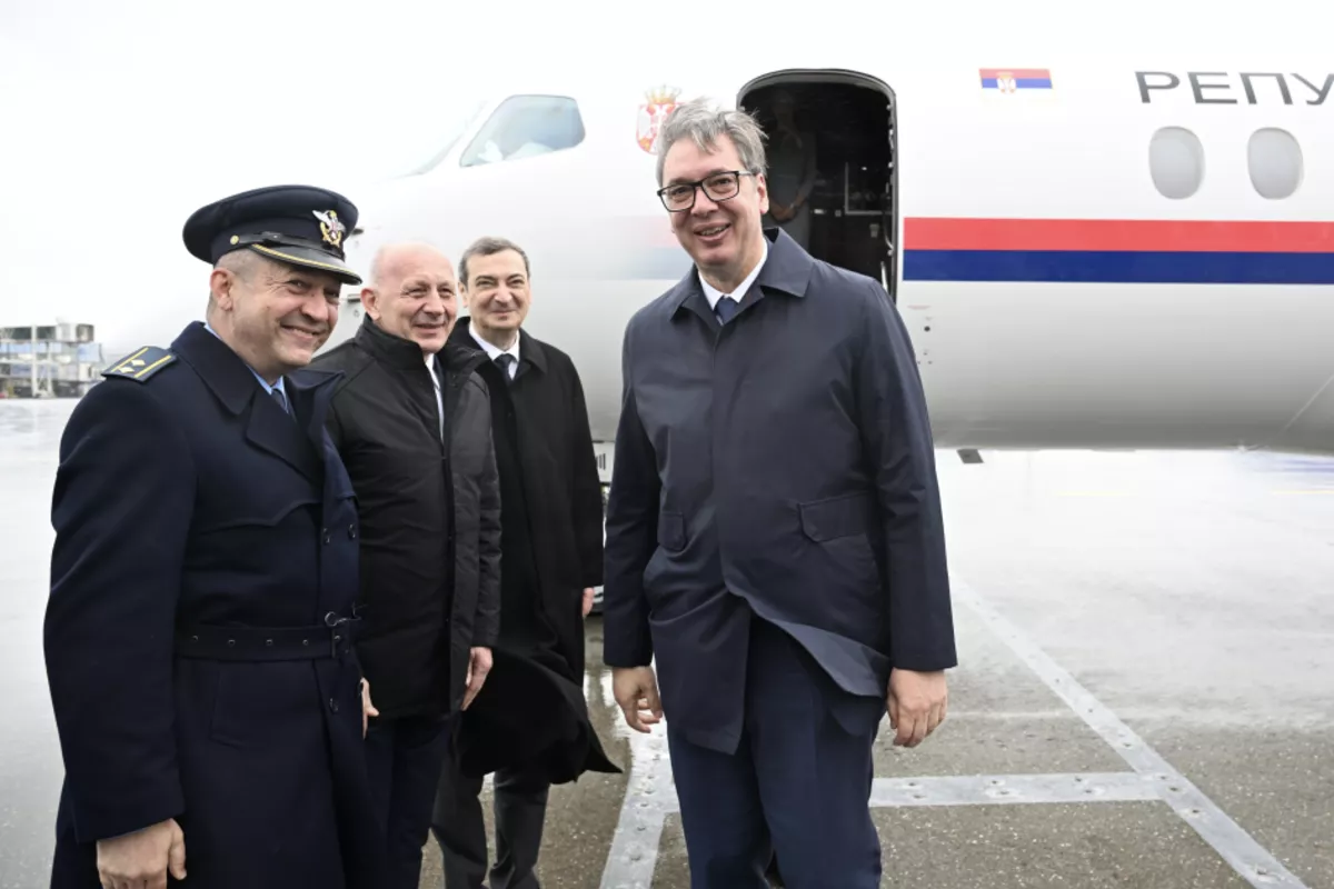 President of Serbia Arrives in Azerbaijan